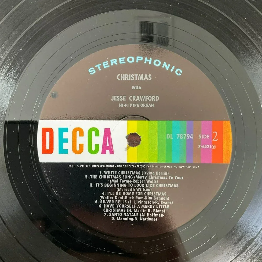 Jesse Crawford: Christmas Vintage Vinyl Record - Picture 8 of 9